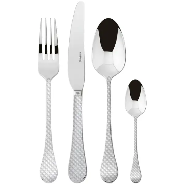 Taormina Bestiksæt 24 Dele Rustfrit 18/10 stål