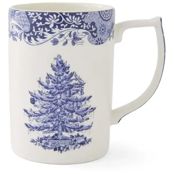 Blue Italian Christmas Krus