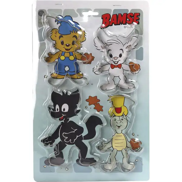 Bamse Bageforme 4 stk