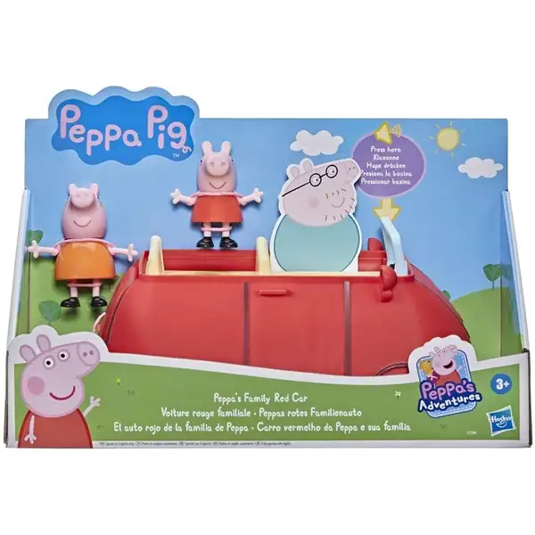 Peppa Pig Peppas Familie Røde Bil