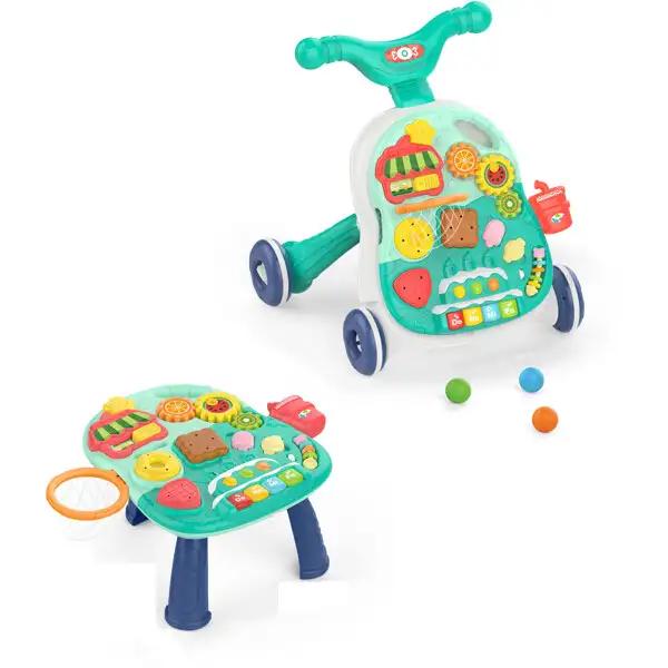 Playgro 2-i-1 Gåstol og Aktivitetsbord