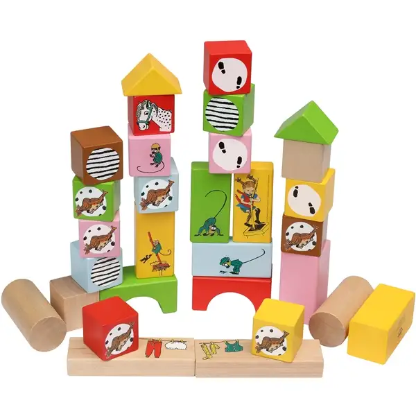 Pippi Byggeklodser 30 stk