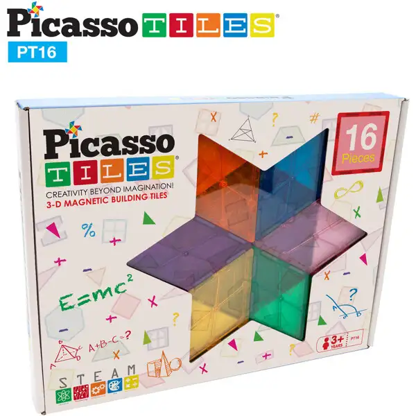 Picasso Tiles 16 Dele Geometri Stilarter