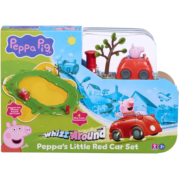 Peppa Whizz Rundt Peppa Rød Bil