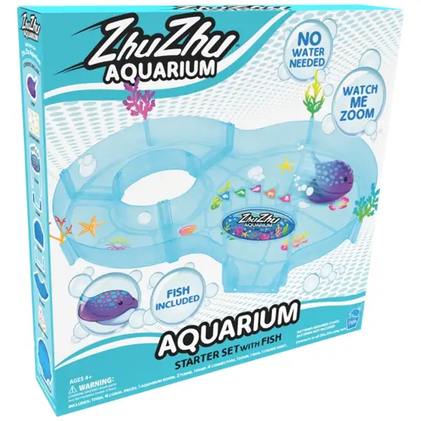 Zhu Zhu Aquarium Starter Set med fisk