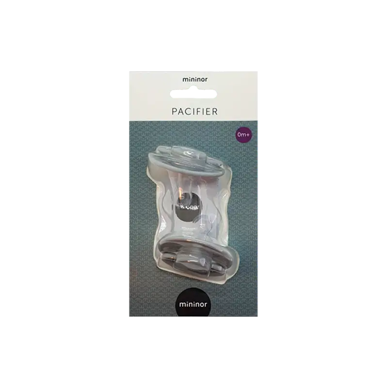 Mininor Silikonesut 0+ Mdr Grå (2 stk)
