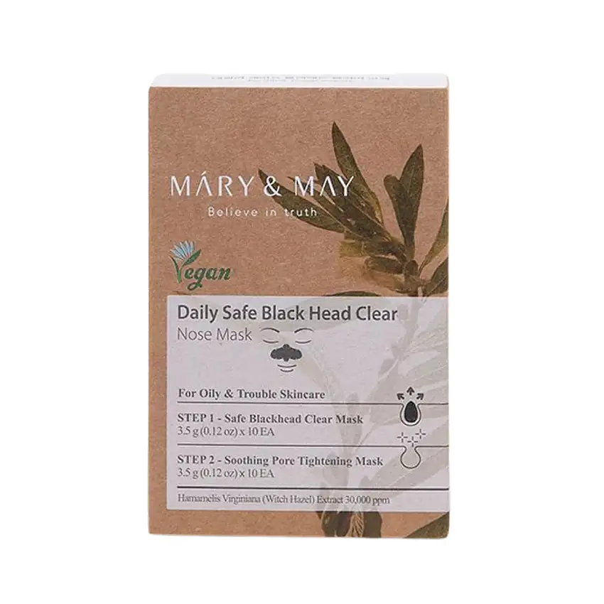 Mary&May - Daily Safe Black Head Clear Nose Pack Set