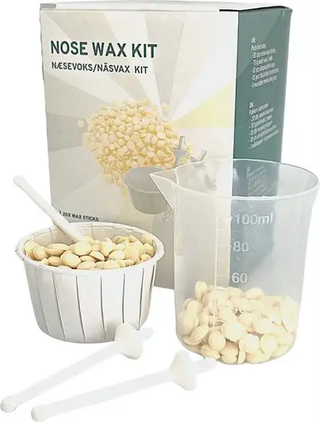 UNIQ Næse voks Kit - fjern hår i næsen - Green