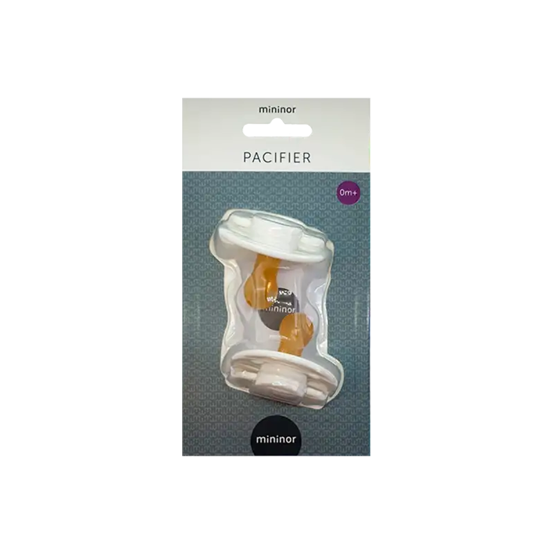 Mininor Latexsut 0+ Mdr Hvid (2 stk)