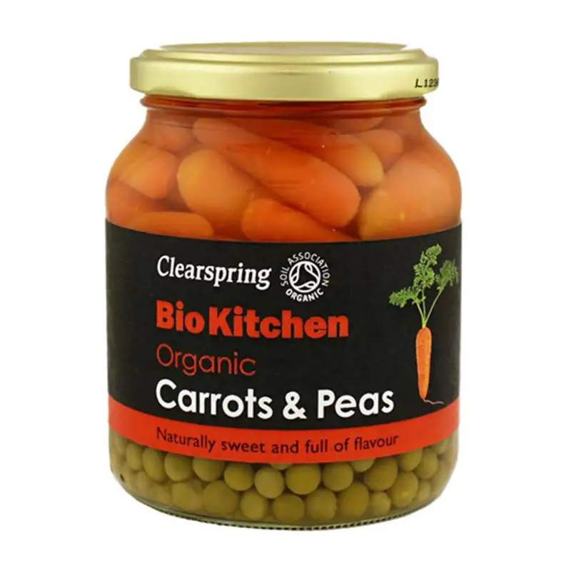 Clearspring Gulerødder & Ærter Ø (350 g)