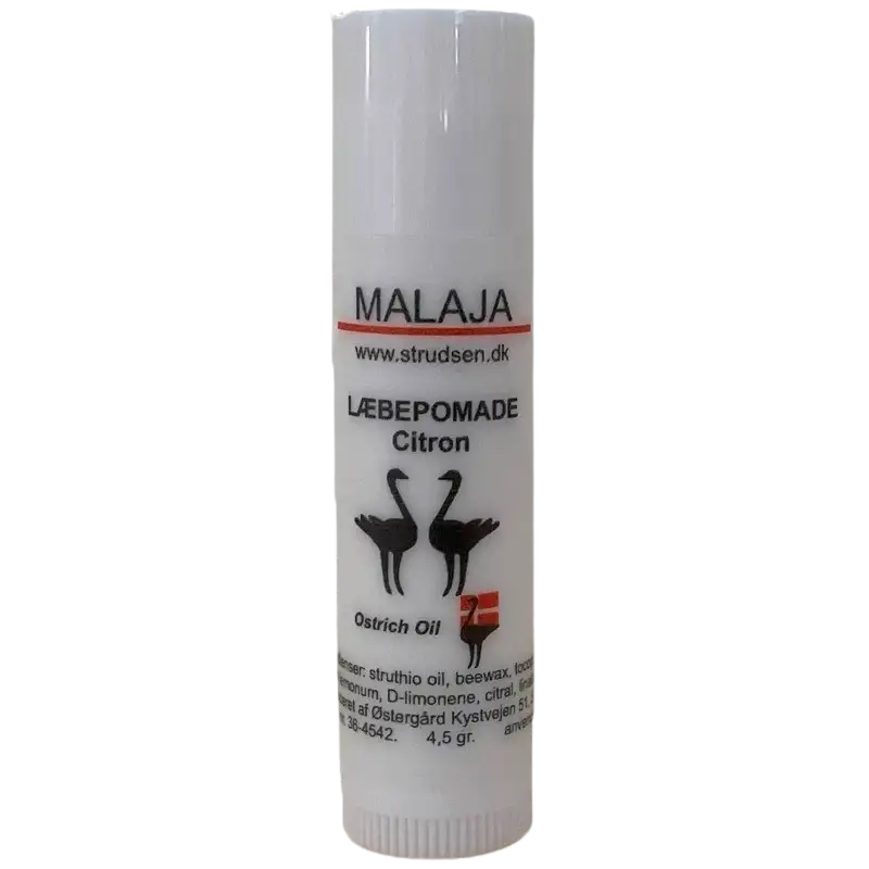 Ostrich Oil Læbepomade Citronsmag