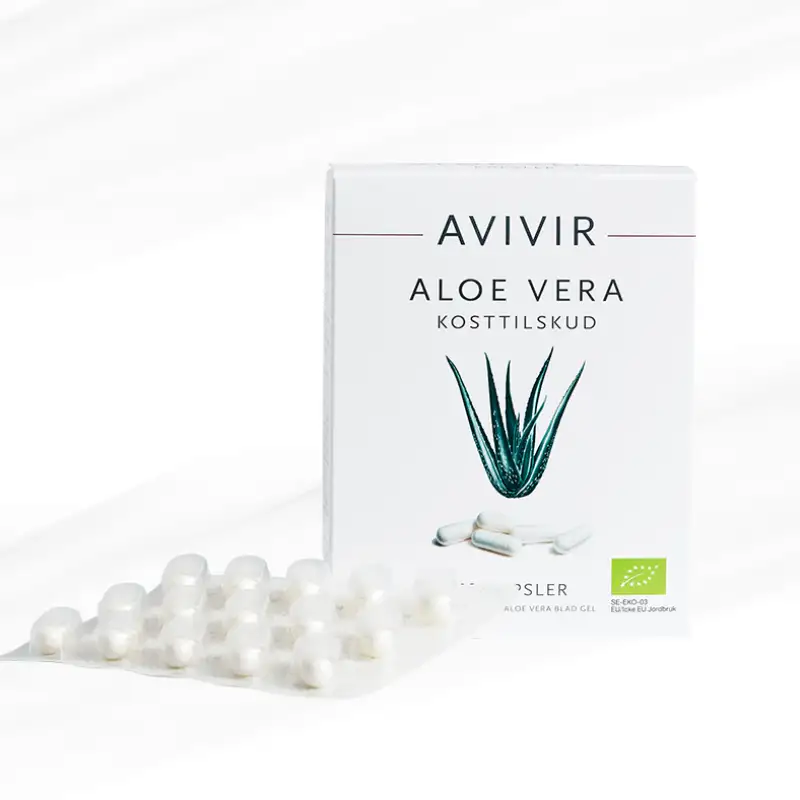 AVIVIR - Aloe Vera - Kapsler - Økologisk - 60 kapsler