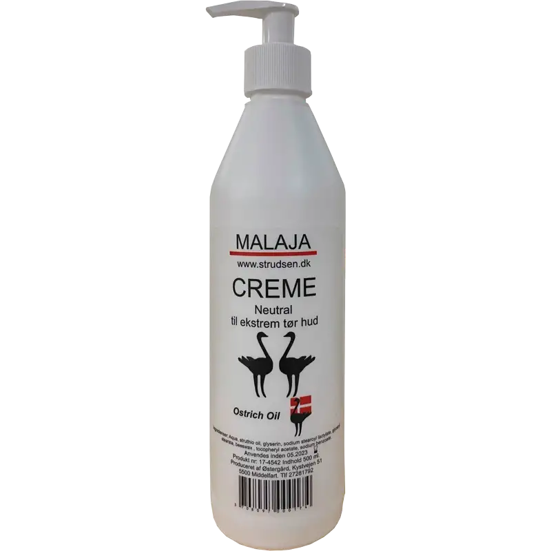 Ostrich Oil Creme Parfumefri (500 ml)