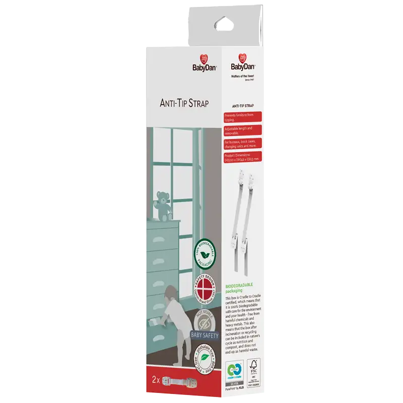 BabyDan Anti-Tip Strap (2 stk.)