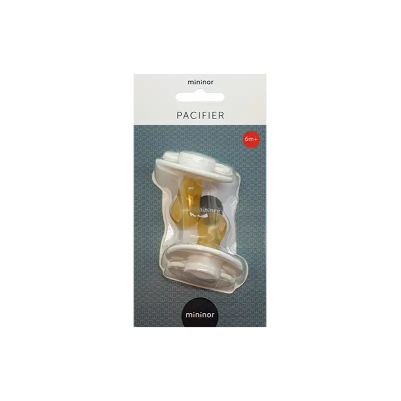 Mininor Latexsut 6+ Mdr Hvid (2 stk)