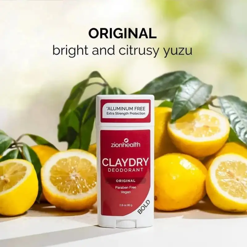 ZIONHEALTH - BIO CLAYDRY - DEODORANT - ORIGINAL (Aluminiums fri) - 80 g.