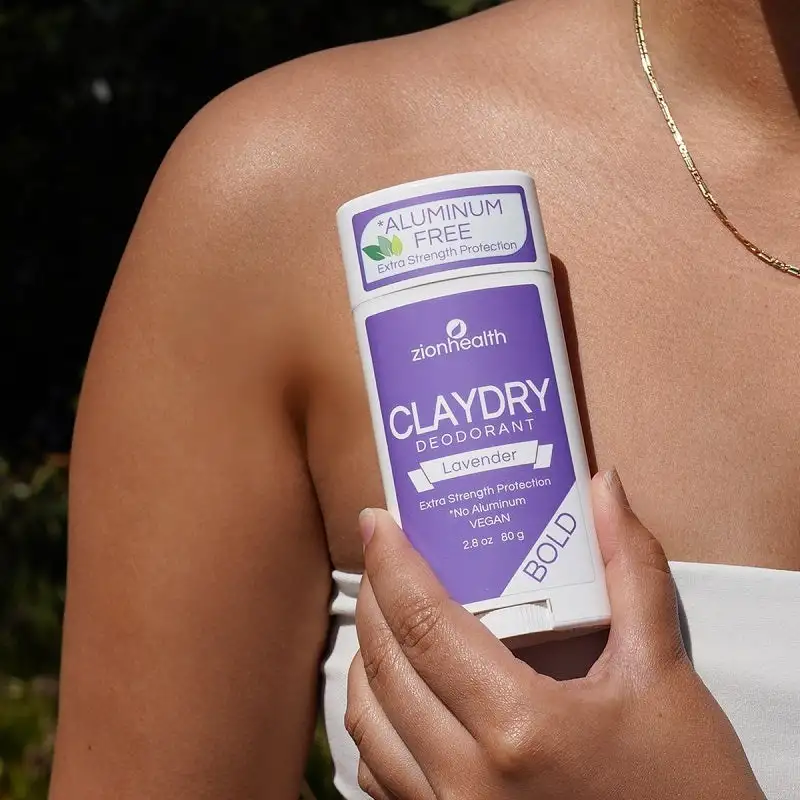 ZIONHEALTH - BIO CLAYDRY - DEODORANT - LAVENDER (Aluminiums fri) - 80 g.