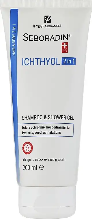 Shampoo og rensende shower gel med ichthyol 2 i 1 74619033