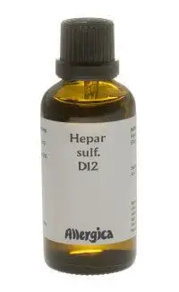 Allergica Hepar sulf. D12 - 50 ml.