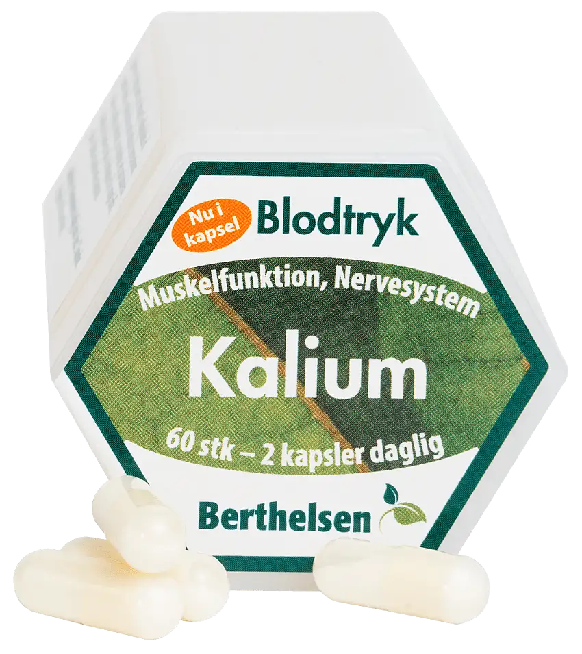 Berthelsen Kalium 300 mg - 60 kaps.
