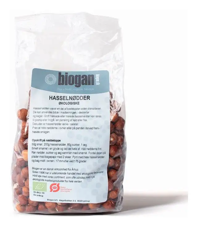 Biogan hasselnødder Ø - 400 g