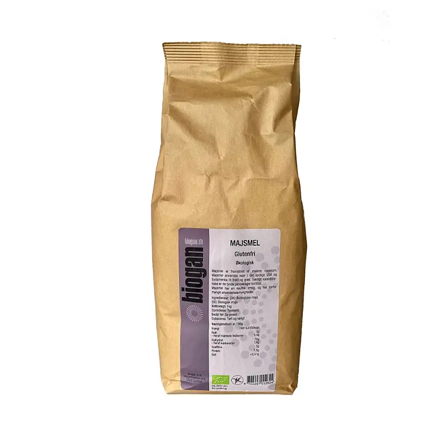 Biogan Majsmel Glutenfri Ø - 1 kg.