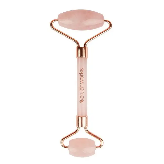 BrushWorks - Brazilian Rose Quartz Roller