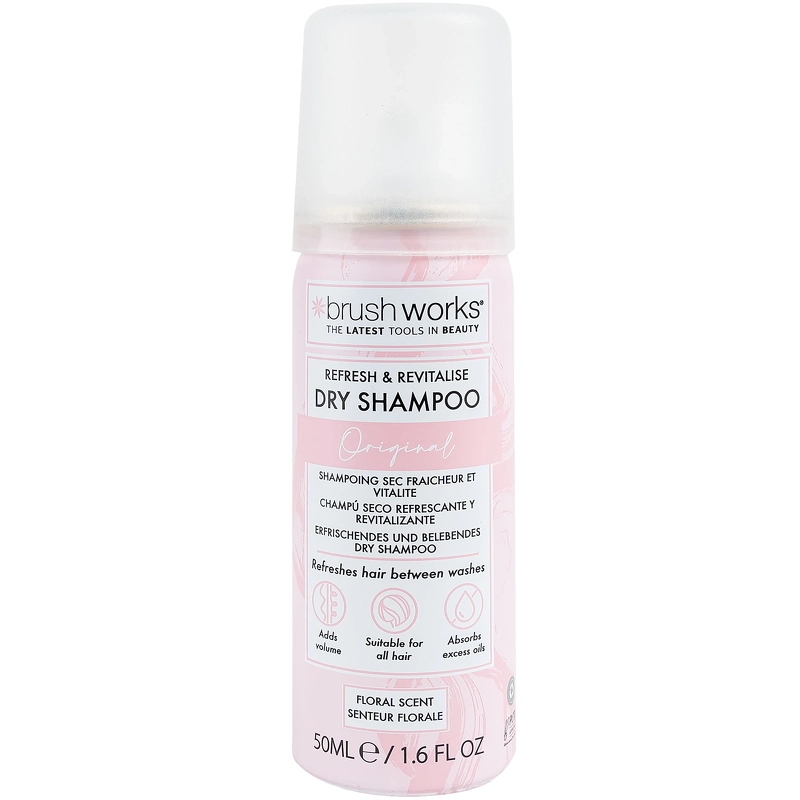 Brushworks Refresh & Revitalise Floral Dry Shampoo 50 ml