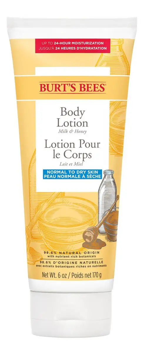 Burt's Bees Naturally Nourishing Milk & Honey Body Lotion - 170 g.