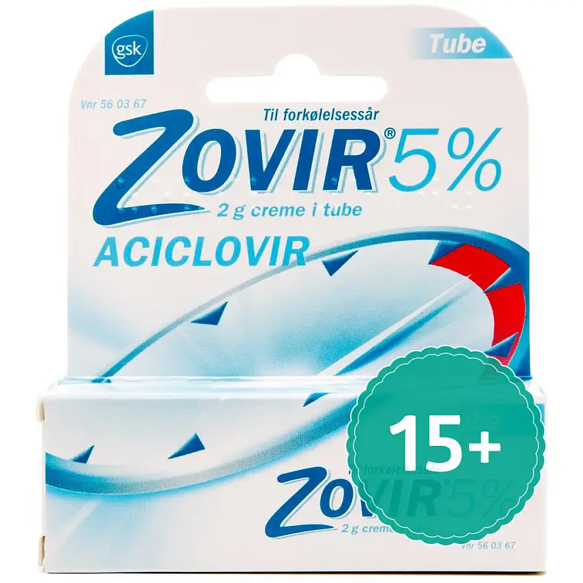 Zovir Creme Til Forkølelsessår | 2 gr