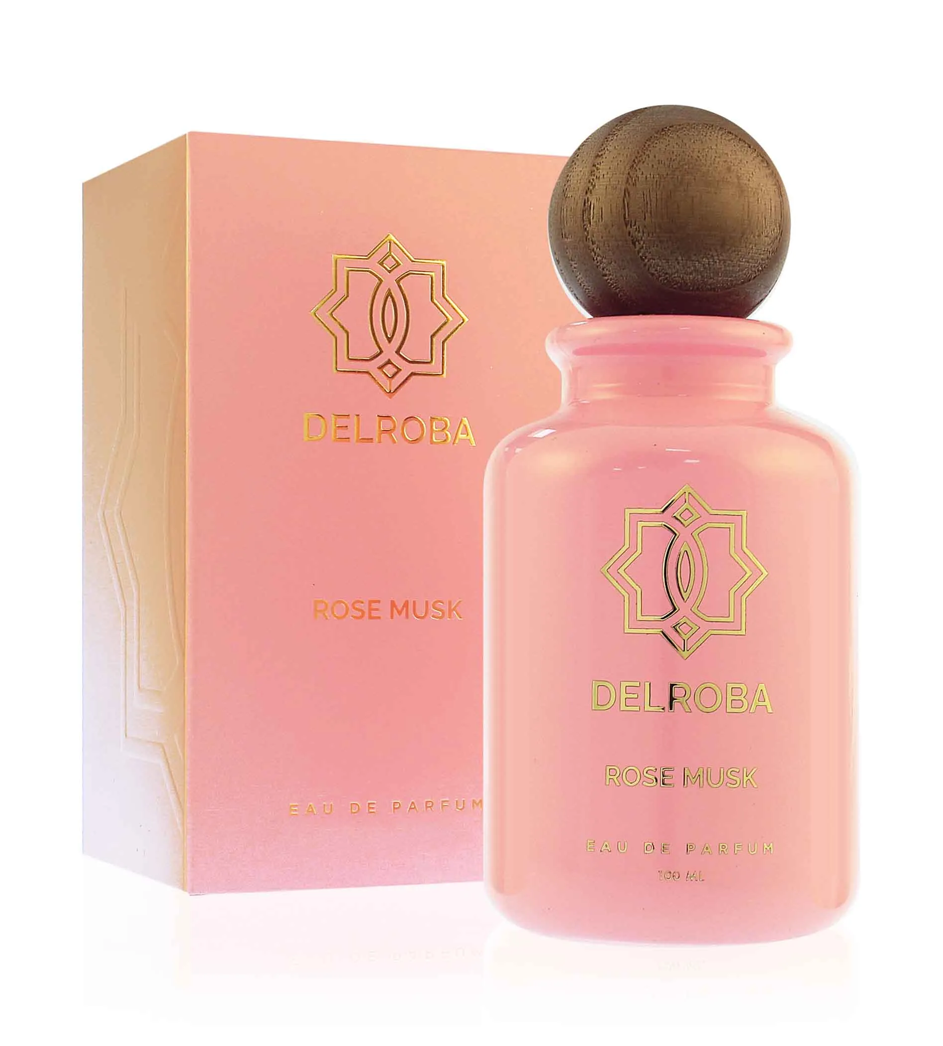 Delroba Rose Musk parfumeret vand for kvinder 100 ml