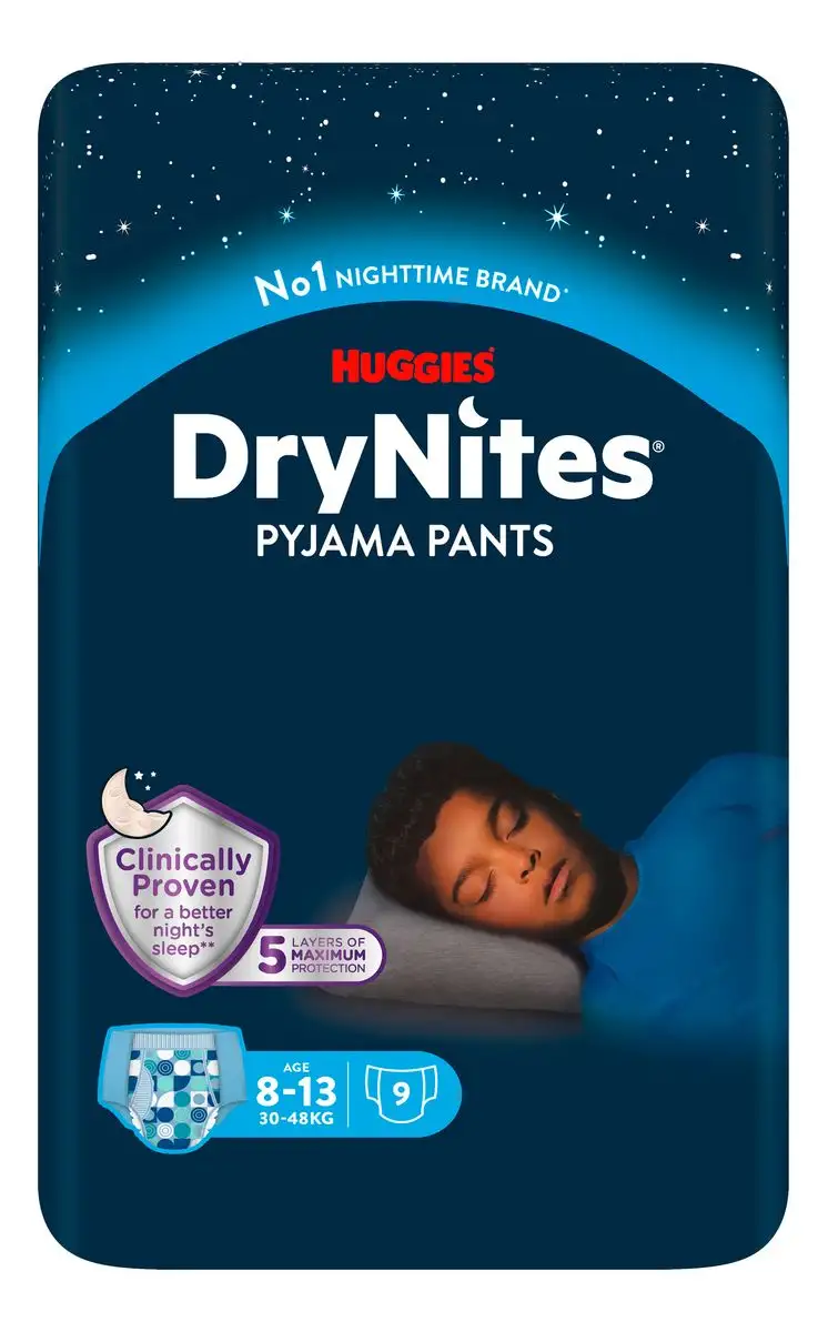 Drynites Boy 8-13 år - 9 stk.