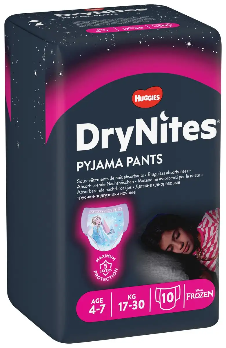 Drynites Girl 4-7 år - 10 stk.