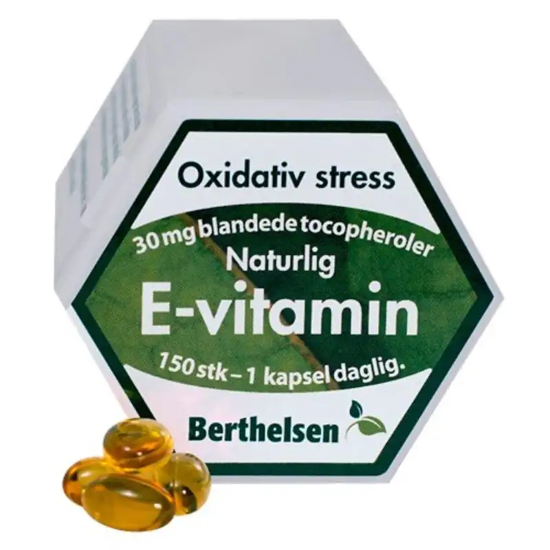 Berthelsen - E-vitamin - 150 stk.