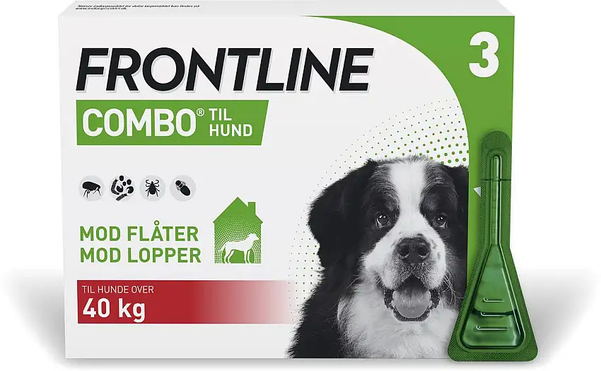 Frontline Combo Vet - hund over 40 kg - 3 pipetter
