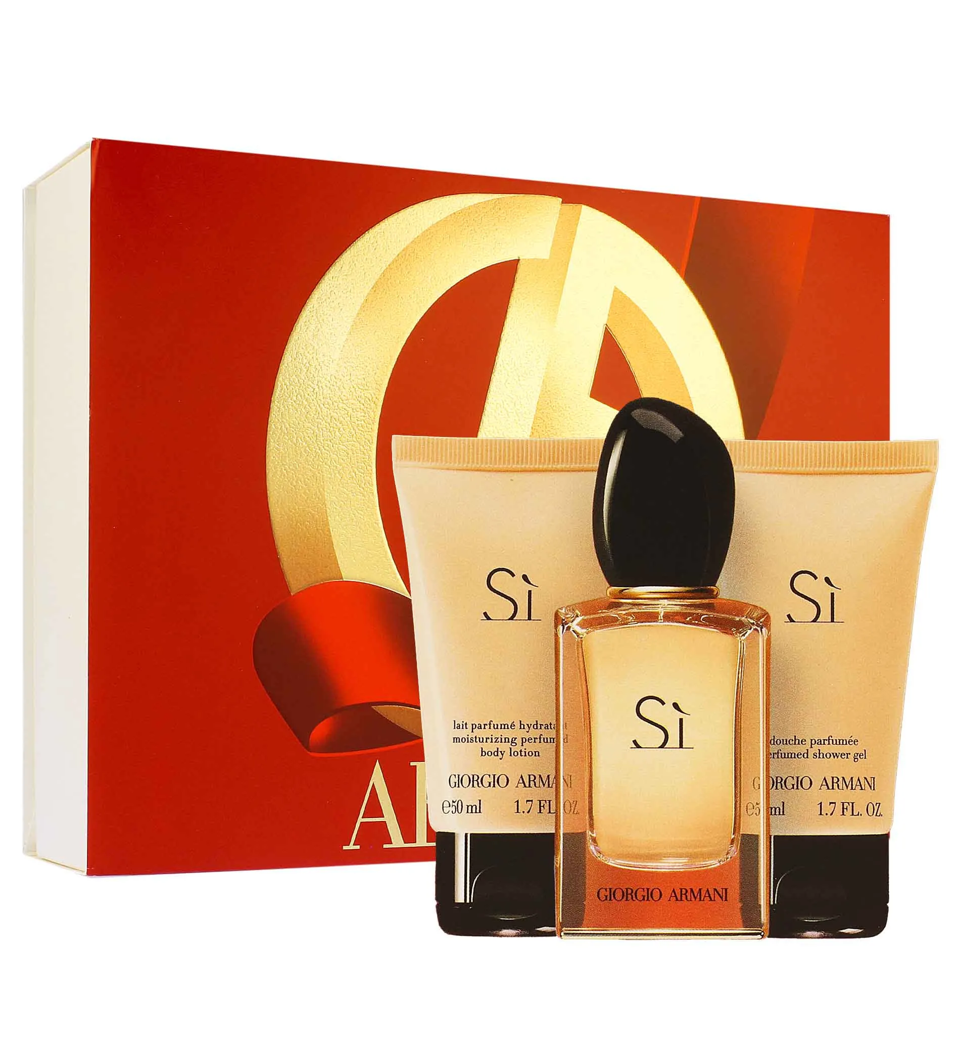 Giorgio Armani Sì gavesæt til kvinder parfumevand 50 ml + shower gel 50 ml + body lotion 50 ml