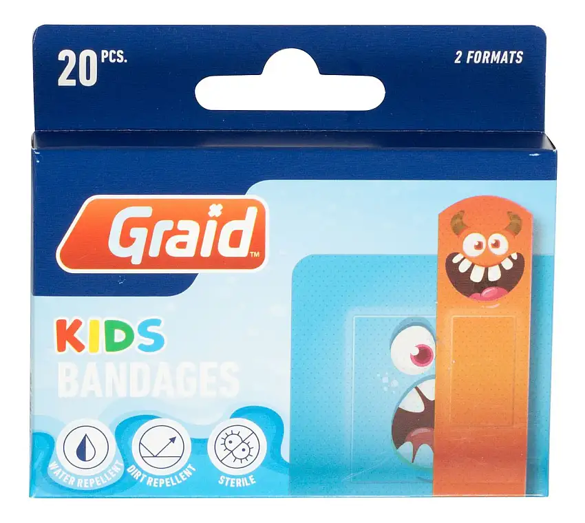 Graid Kids Plaster Smiley - 1 stk