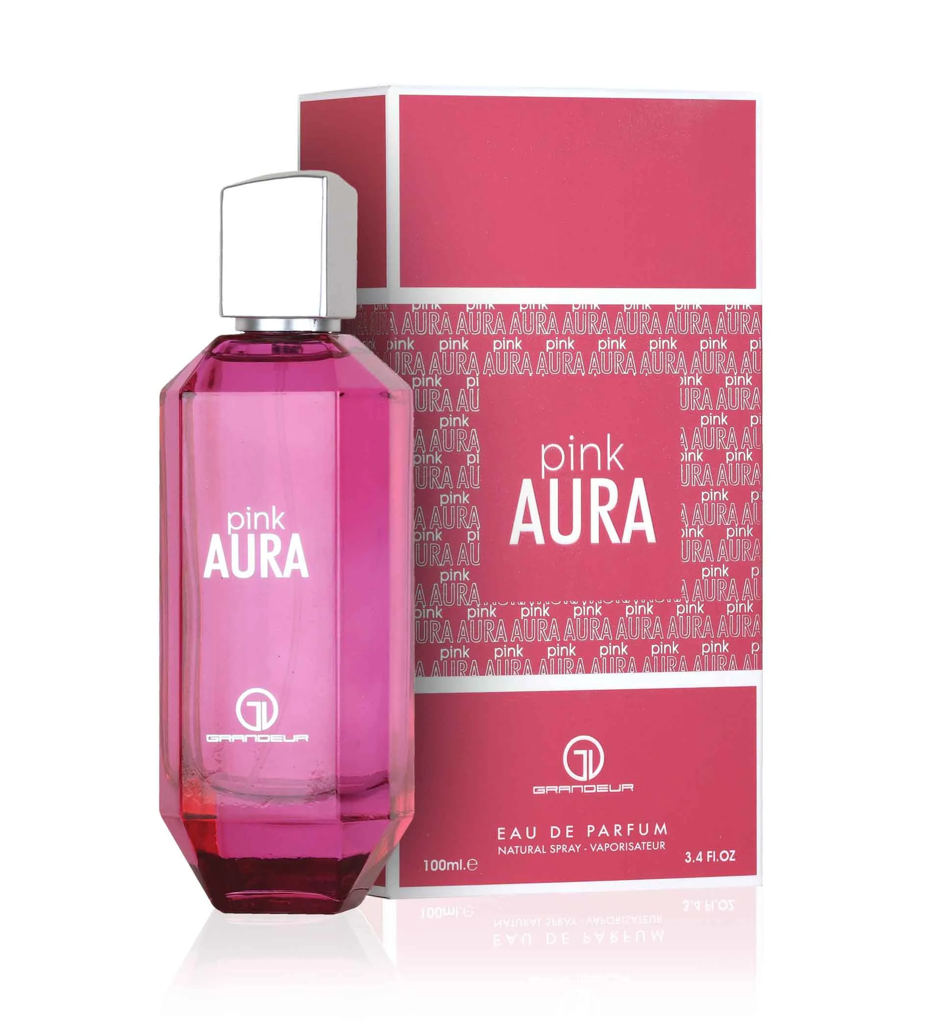 Grandeur Pink Aura parfumevand til kvinder 100 ml