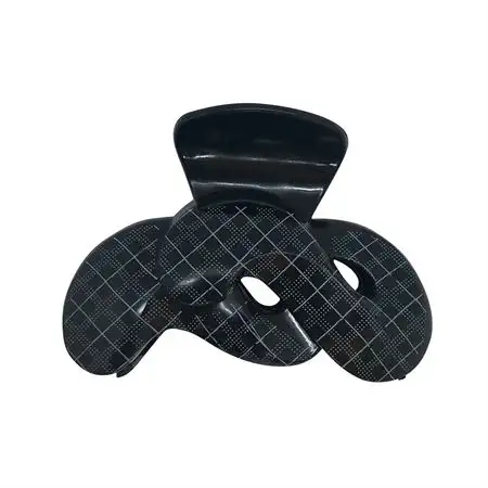 Soho Hårklemme sort med tern (U)