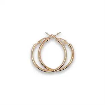 Guld Creoler 40 mm (U)