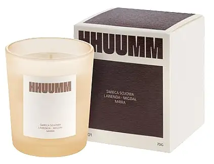 Soyavokslys med duft af grapefrugt, jasmin, rav, vanilje, patchouli 10319292