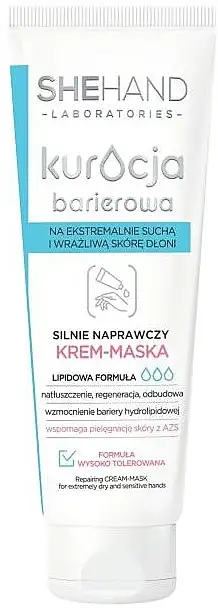 Intensivt genopbyggende creme-maske til meget tør og sensitiv hud på hænderne 93366735