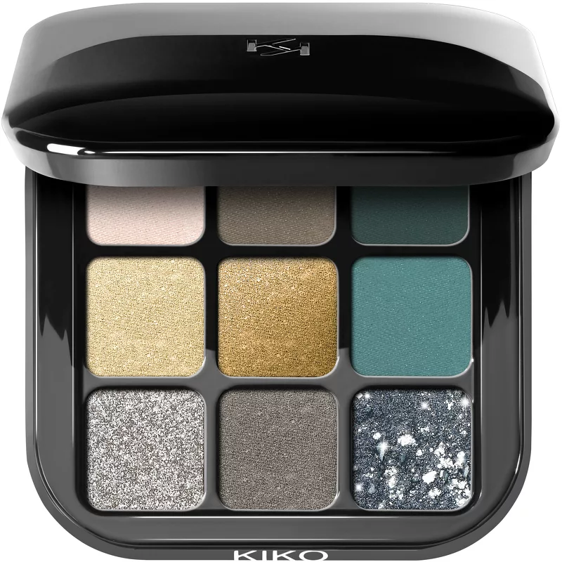 KIKO Milano Glamour Multi Finish Eyeshadow Palette 2,5 gr. - 06 Green Vibes