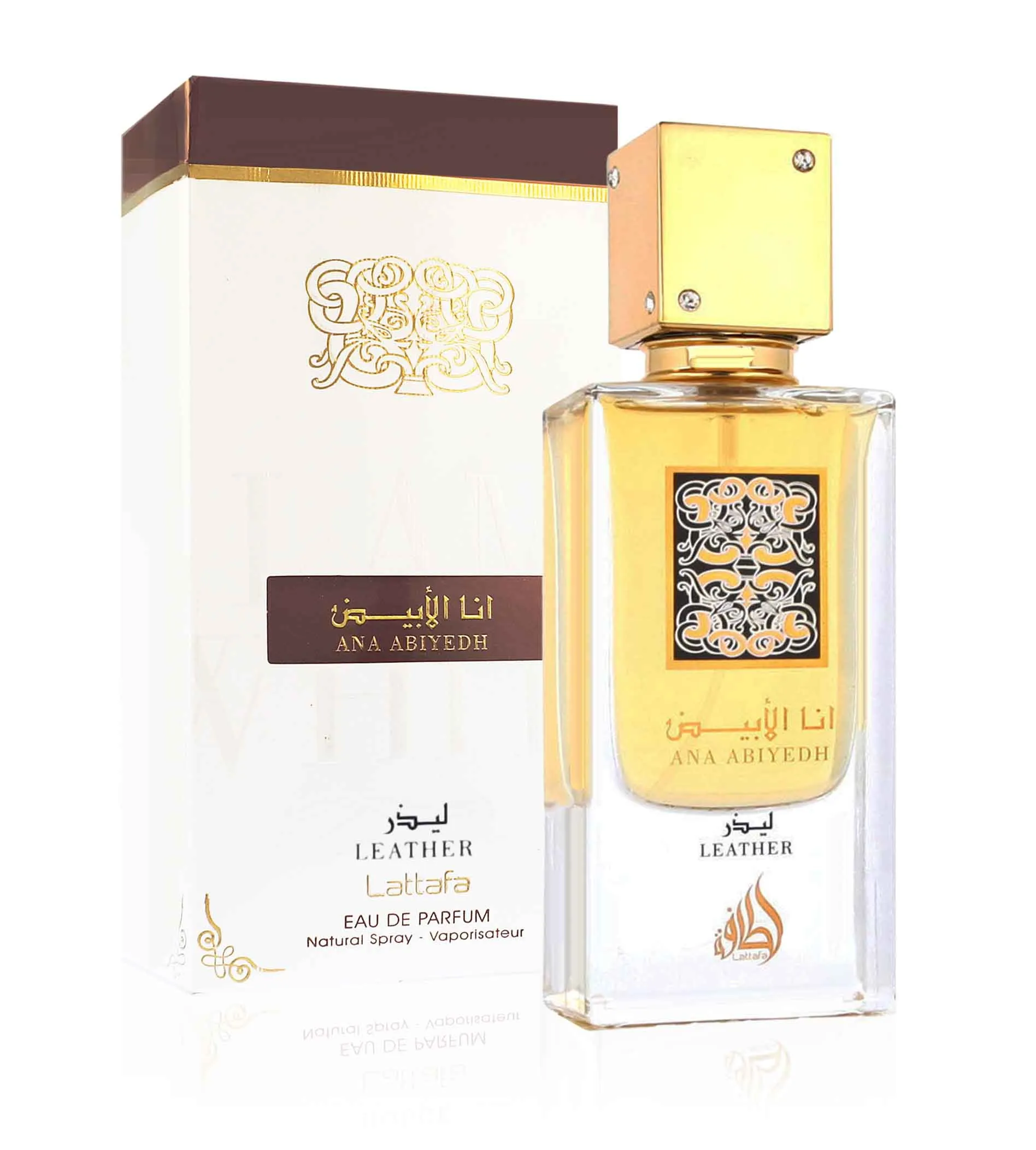 Lattafa Ana Abiyedh Leather parfume eau de parfum unisex 60 ml