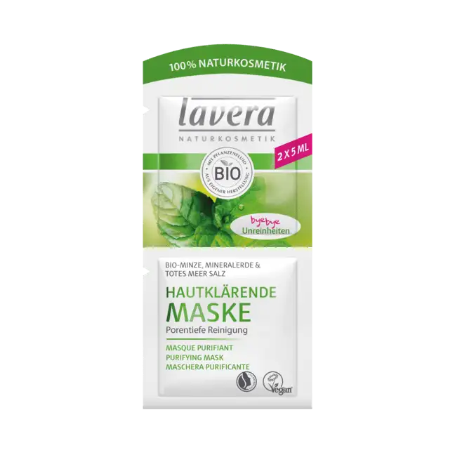 Lavera Faces Purifying Mask Mint - 2x5 ml