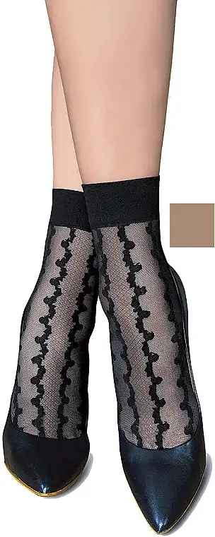 Kvinder sokker 'Eden', 20 Den, beige 13626256