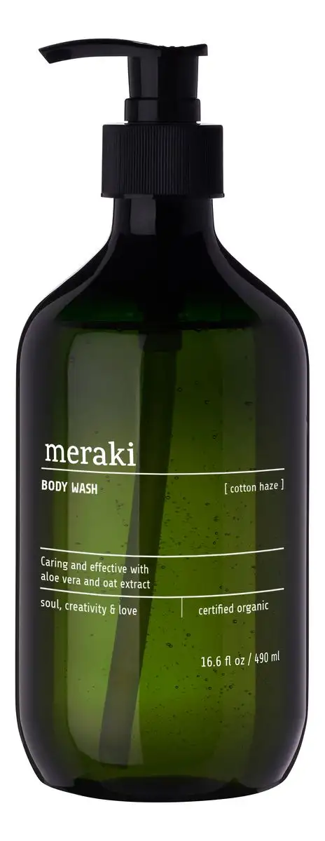 Meraki Body Wash, Cotton Haze - 490 ml.