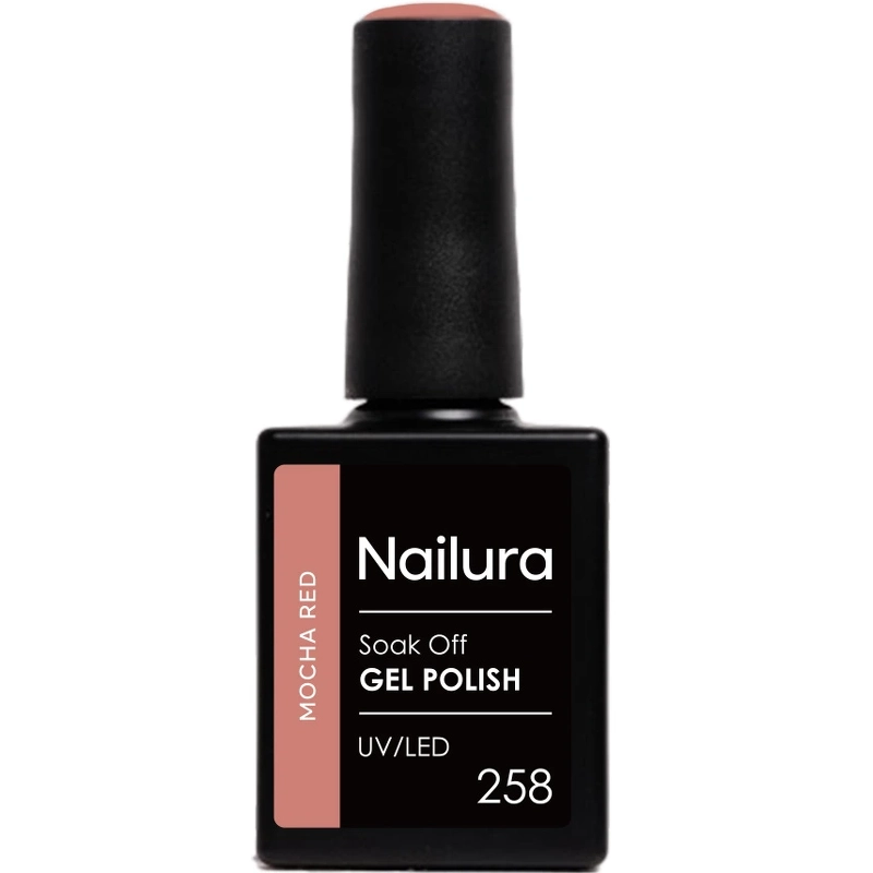 Nailura Gel Polish 10 ml - 258 Mocha Red