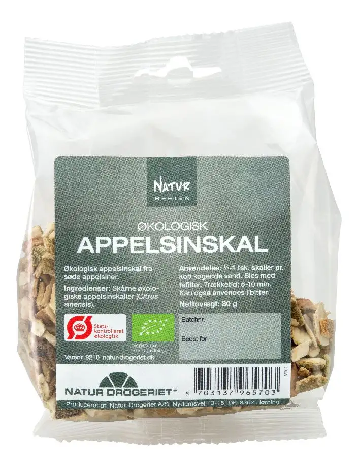 Natur-Drogeriet Appelsinskal Sød Skåret Ø - 80 g.
