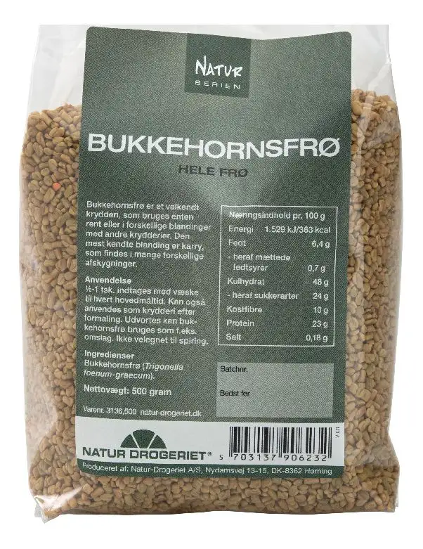 Natur-Drogeriet Bukkehornsfrø Hele - 500 g.